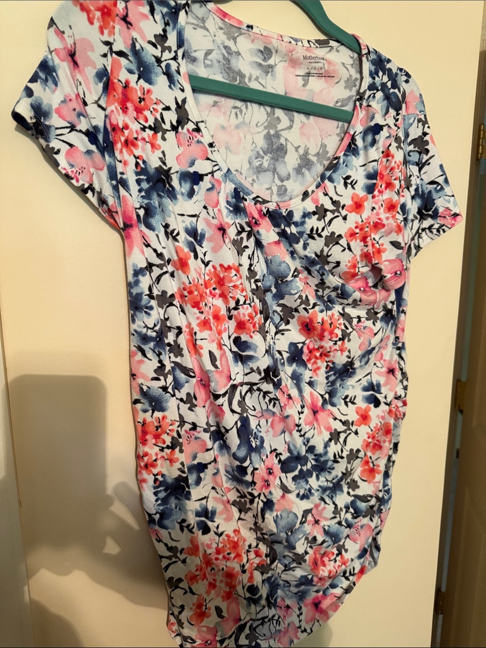 Floral maternity top L